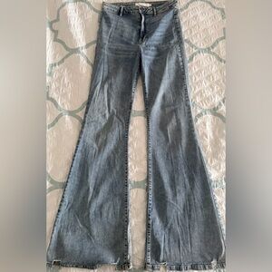 Stylish Blue Flare Women's Jeans